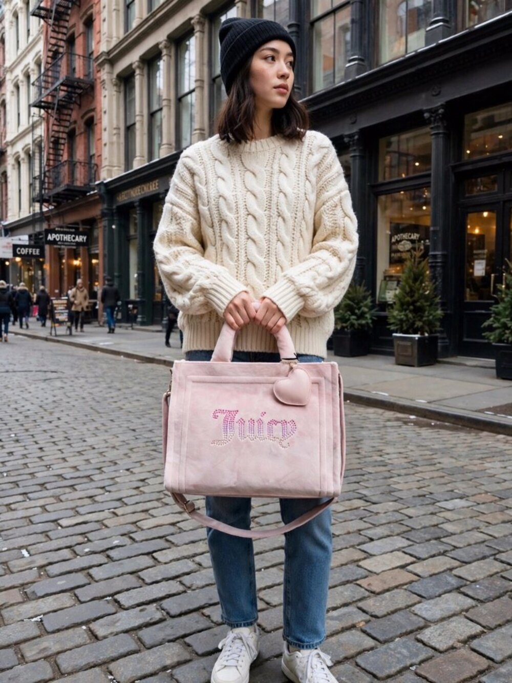 Juicy Couture Dusty Blush Big Spender Large Tote Brand New With Tags